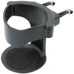 Portabevande Espandibile - Portabicchieri Da Manubrio Cruiser Per Bottiglie D'acqua, Tazze Da Caffè E Altro,Costruzione Durevole, Nera