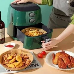 100PZ Carta Pergamena Fodera Per Friggitrice Ad Aria, Fodera Di Carta Usa E Getta Per Friggitrice Ad Aria,Carta Da Forno Per Padelle, Forno E Friggitrice Ad Aria Calda (Marrone 100PZ)164.5cm 8 100PZ Carta Pergamena Fodera Per Friggitrice Ad Aria, Fodera Di Carta Usa E Getta Per Friggitrice Ad Aria,Carta Da Forno Per Padelle, Forno E Friggitrice Ad Aria Calda (Marrone 100PZ)164.5cm -Piccoli Elettrodomestici Negozio 74550404 4