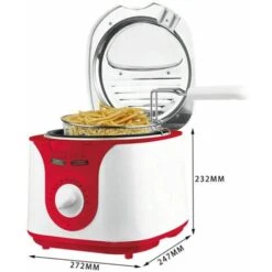 Friggitrice Elettrica Ad Olio Ad Immersione, 1450W 2 Litri 7 Friggitrice Elettrica Ad Olio Ad Immersione, 1450W 2 Litri -Piccoli Elettrodomestici Negozio 74643063 3