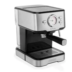 Princess Macchina Caffe' Espresso 4 In 1 Capsule Cialde E Macinato Con Montalatte 1.5 Lt