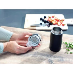 Leifheit 03243 Tazza Da Viaggio 350 Ml Nero Acciaio Inossidabile -Piccoli Elettrodomestici Negozio 76021898 4