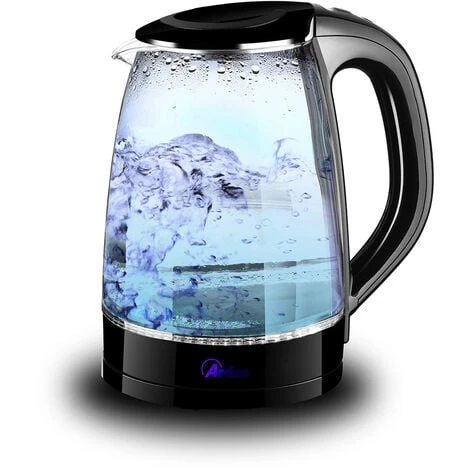 Bollitore In Vetro Ardes AR1K47 Spegnimento Automatico Luci Led Blu 1 Bollitore In Vetro Ardes AR1K47 Spegnimento Automatico Luci Led Blu