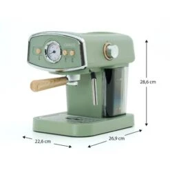 Macchina Da Caffé Express Semi-automatica Caprizze Kai 1050 W 15 Bar Capacitá Per 5 Tazzine Con Vaporizzatore Colore Verde Opaco 8 Macchina Da Caffé Express Semi-automatica Caprizze Kai 1050 W 15 Bar Capacitá Per 5 Tazzine Con Vaporizzatore Colore Verde Opaco -Piccoli Elettrodomestici Negozio 76398304 4