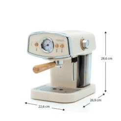 Macchina Da Caffé Express Semi-automatica Caprizze Kai 1050 W 15 Bar Capacitá Per 5 Tazzine Con Vaporizzatore Color Bianco Opaco -Piccoli Elettrodomestici Negozio 76398318 4