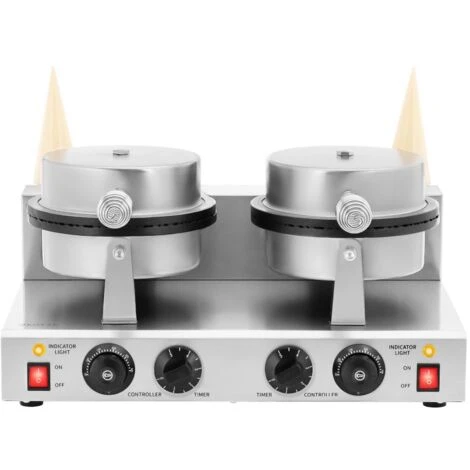 Piastra Per Waffles Doppia Piastra Per Cialde 2000 W 0 - 5 Min Timer 5 Piastra Per Waffles Doppia Piastra Per Cialde 2000 W 0 - 5 Min Timer - immagine 5