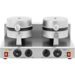 Piastra Per Waffles Doppia Piastra Per Cialde 2.000 W 0 - 5 Min Timer -Piccoli Elettrodomestici Negozio 77083192 5