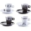 Zeller Coffee Style 26540 Set Caffè Espresso In Porcellana, 8 Pezzi