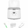 Scaldabiberon 4 In 1 Sterilizzatore A Vapore Per Biberon Scaldabiberon Veloce Capacità Di 2 Biberon Temperatura Regolabile Con Schermo LED Per Biberon, EU 400W