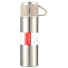 Bottiglia D'acqua Isolata Sottovuoto In Acciaio Inossidabile A Doppio Strato Bottiglia Termica 12H Mantiene Caldo E Freddo A Tenuta Stagna Adatto Per Viaggi All'aperto In Ufficio A Casa (Argento)