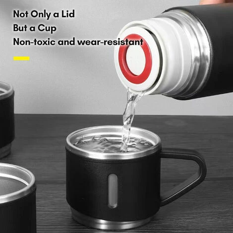 Bottiglia D'acqua Isolata Sottovuoto In Acciaio Inossidabile A Doppio Strato Bottiglia Termica 12H Mantiene Caldo E Freddo A Tenuta Stagna Adatto Per Viaggi All'aperto In Casa E Ufficio (rosa) 2 Bottiglia D'acqua Isolata Sottovuoto In Acciaio Inossidabile A Doppio Strato Bottiglia Termica 12H Mantiene Caldo E Freddo A Tenuta Stagna Adatto Per Viaggi All'aperto In Casa E Ufficio (rosa) - immagine 2