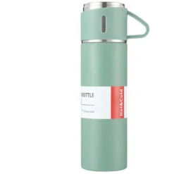 Bottiglia D'acqua Isolata Sottovuoto In Acciaio Inossidabile A Doppio Strato Bottiglia Termica 12H Mantiene Caldo E Freddo A Tenuta Stagna Adatto Per Viaggi All'aperto In Casa E Ufficio (verde)