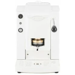 Faber Slot Plast Basic - Macchina Per Caffe Con Pressacialda In Ottone - Telaio In Metallo Bianco E Frontale In Policarbonato Bianco - FABSPBIABBASOTT