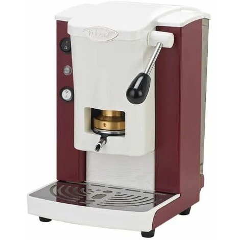 Faber Piccola Slot Basic - Macchina Per Caffe Con Pressacialda In Ottone - Telaio In Metallo Borgogna E Frontale In Policarbonato Bianco - FABNSMPBORBBAS 1 Faber Piccola Slot Basic - Macchina Per Caffe Con Pressacialda In Ottone - Telaio In Metallo Borgogna E Frontale In Policarbonato Bianco - FABNSMPBORBBAS