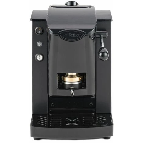 Faber Slot Plast Basic - Macchina Per Caffe Con Pressacialda In Ottone - Telaio In Metallo Nero E Frontale In Policarbonato Nero - FABSPNERNBASOTT 1 Faber Slot Plast Basic - Macchina Per Caffe Con Pressacialda In Ottone - Telaio In Metallo Nero E Frontale In Policarbonato Nero - FABSPNERNBASOTT