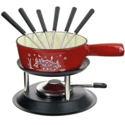 Set Fonduta 6 Forchette Rosse - 404091 - Tableandcook