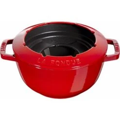 Staub 40511 – 975 – 0 Servizio Fonduta Ghisa Ciliegia 26,5 x 20,7 x 11,6 cm -Piccoli Elettrodomestici Negozio 78980840 3