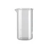 Bialetti 0003360 - Caraffa In Vetro Per Caffettiera A Pistone French Press, 16,7 X 16,7 X 27,3 Cm