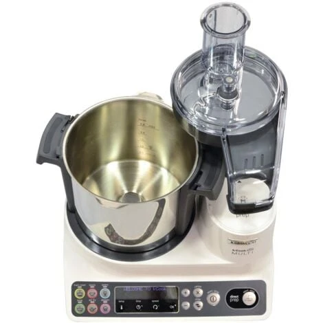 Kenwood CCL401WH KCook Multi Smart Robot Da Cucina Food Processor Con Funzione Cottura, 10 Accessori Inclusi, Acciaio Inossidabile/Plastica, Bianco 4 Kenwood CCL401WH KCook Multi Smart Robot Da Cucina Food Processor Con Funzione Cottura, 10 Accessori Inclusi, Acciaio Inossidabile/Plastica, Bianco - immagine 4