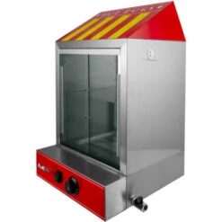 Macchina Per Hot Dog A Vapore Macchina Hot Dog Acciaio Inox Hot Dog Maker 2000W, Capacità: 100 Salsicce, 30 Panini, Intervallo Di Temperatura 30-110 °C, Con Valvola Di Scarico Accessori GRATIS -Piccoli Elettrodomestici Negozio 81923904 5