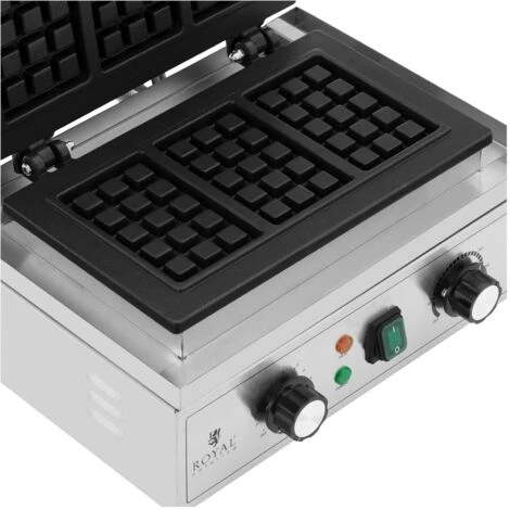 Piastra Waffel Belga Piastra Per Cialde 1500 W 50 - 300 °C 0 - 5 Min 3 Piastra Waffel Belga Piastra Per Cialde 1500 W 50 - 300 °C 0 - 5 Min - immagine 3