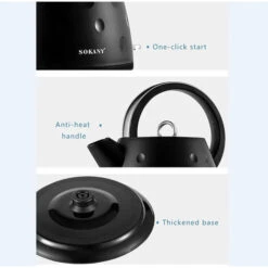 Bollitore Elettrico Acqua Calda 1.7L 1850w Scalda Bevande Manopola ON-OFF SK1033 -Piccoli Elettrodomestici Negozio 82764101 3