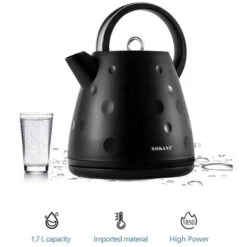 Bollitore Elettrico Acqua Calda 1.7L 1850w Scalda Bevande Manopola ON-OFF SK1033 -Piccoli Elettrodomestici Negozio 82764101 5
