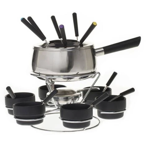 Set Per Fonduta Con Giradischi - 5 Five Simply Smart 1 Set Per Fonduta Con Giradischi - 5 Five Simply Smart
