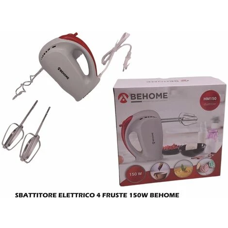 SBATTITORE ELETTRICO 4 FRUSTE 150W BEHOME 1 SBATTITORE ELETTRICO 4 FRUSTE 150W BEHOME