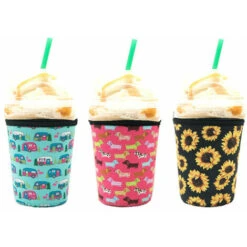 Custodie Riutilizzabili Per Caffè Ghiacciato - Custodia Isolata Per Bevande Fredde, Custodia Per Tazze Da Caffè Per Bevande Al Latte E Tè (medio)