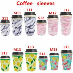 Custodie Riutilizzabili Per Caffè Ghiacciato - Custodia Termica Per Bevande Fredde, Custodia Per Tazze Da Caffè Per Bevande Al Latte E Tè (grande) -Piccoli Elettrodomestici Negozio 85322724 5