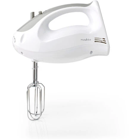 Nedis Frullatore 200 W Impostazione A 5 Velocità Funzione Turbo 2 Battitori / 2 Dough Ganci Bianco / Grigio 1 Nedis Frullatore 200 W Impostazione A 5 Velocità Funzione Turbo 2 Battitori / 2 Dough Ganci Bianco / Grigio