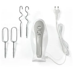 Nedis Frullatore 200 W Impostazione A 5 Velocità Funzione Turbo 2 Battitori / 2 Dough Ganci Bianco / Grigio 8 Nedis Frullatore 200 W Impostazione A 5 Velocità Funzione Turbo 2 Battitori / 2 Dough Ganci Bianco / Grigio -Piccoli Elettrodomestici Negozio 85339655 4