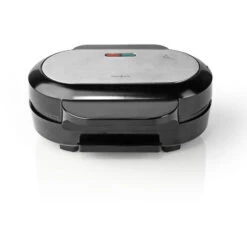 Nedis Creatore Di Hamburger 1000 W 10.5 Cm Controllo Automatico Della Temperatura Metallo / Plastica