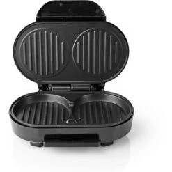 Nedis Creatore Di Hamburger 1000 W 10.5 Cm Controllo Automatico Della Temperatura Metallo / Plastica -Piccoli Elettrodomestici Negozio 85339663 3
