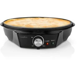 Nedis Creperie Elettrica Diametro: 300 Mm 1200 W Rivestimento Antiaderente Impostazione Della Temperatura Indicatore Luminoso / Spia Nero Metallo -Piccoli Elettrodomestici Negozio 85339687 3