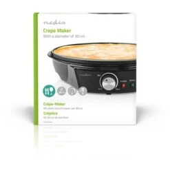 Nedis Creperie Elettrica Diametro: 300 Mm 1200 W Rivestimento Antiaderente Impostazione Della Temperatura Indicatore Luminoso / Spia Nero Metallo -Piccoli Elettrodomestici Negozio 85339687 4