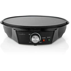 Nedis Creperie Elettrica Diametro: 300 Mm 1200 W Rivestimento Antiaderente Impostazione Della Temperatura Indicatore Luminoso / Spia Nero Metallo -Piccoli Elettrodomestici Negozio 85339687 5