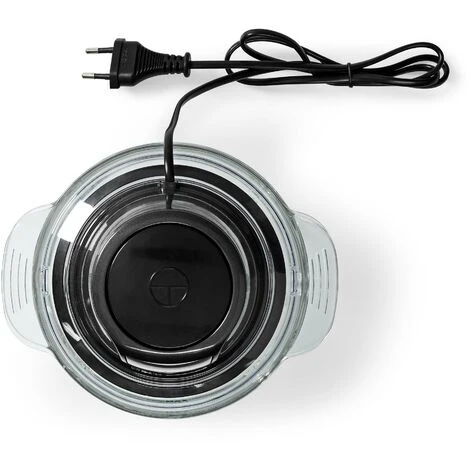 Nedis Tritatutto 500 W 1 L Vetro 1-Velocità Argento / Nero 5 Nedis Tritatutto 500 W 1 L Vetro 1-Velocità Argento / Nero - immagine 5