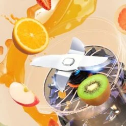 Frullatore Portatile Mini Juice Bottiglia Per Smoothie Ricaricabile Portatile Colore: Bianco -Piccoli Elettrodomestici Negozio 85490265 4