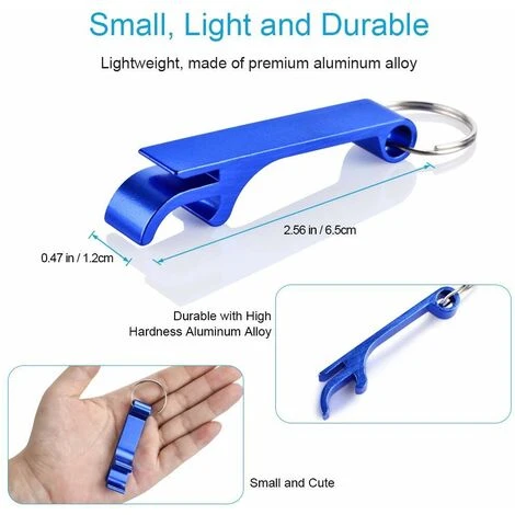 Apribottiglie Colorate Per Birra Mcyye, Apribottiglie Portachiavi In Metallo Premium, Apribottiglie Per Bevande Per Uomo, Donna, Piccolo E Pratico, Facile Da Trasportare, Apri Facilmente I Coperchi De 2 Apribottiglie Colorate Per Birra Mcyye, Apribottiglie Portachiavi In Metallo Premium, Apribottiglie Per Bevande Per Uomo, Donna, Piccolo E Pratico, Facile Da Trasportare, Apri Facilmente I Coperchi De - immagine 2