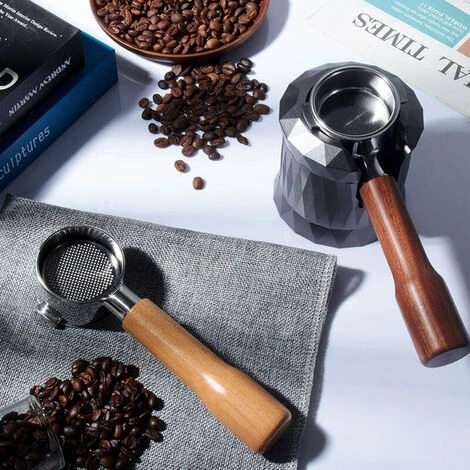 51mm Bottomless Portafilter Coffee Bottomless Compatible With DeLonghi Espresso Machine EC680 And EC685 Rosewood Handle (Filter Basket Included, Two Ears) 3 51mm Bottomless Portafilter Coffee Bottomless Compatible With DeLonghi Espresso Machine EC680 And EC685 Rosewood Handle (Filter Basket Included, Two Ears) - immagine 3