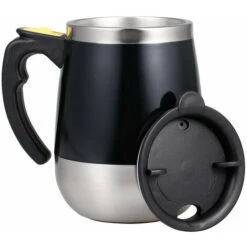 Tazza Da Caffè Autoagitante Tazza Da 400 Ml Tazza Da Miscelatore Da Viaggio Per Ufficio A Casa Rotante Automatica In Acciaio Inossidabile Elettrico Da 400 Ml (nero) 8 Tazza Da Caffè Autoagitante Tazza Da 400 Ml Tazza Da Miscelatore Da Viaggio Per Ufficio A Casa Rotante Automatica In Acciaio Inossidabile Elettrico Da 400 Ml (nero) -Piccoli Elettrodomestici Negozio 85895037 4
