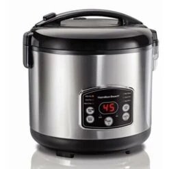 Hamilton Beach 37541-CE Cuociriso, 700 W, 4.7 Litri, Inossidabile, Acciaio Inox