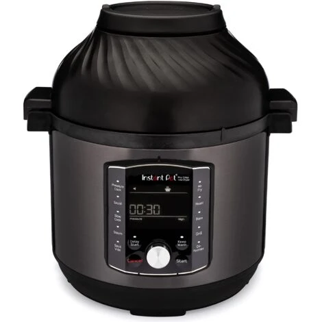 Instant Pot Pro Crisp 11-in-1 Electric Multi-Cooker - Pressure Cooker, Hot Air Fryer, Slow Cooker, Steamer, Grill, Dehydrator And Sous Vide Machine - Black Stainless Steel, 1500W, 7.6L, Pro Crisp 1 Instant Pot Pro Crisp 11-in-1 Electric Multi-Cooker - Pressure Cooker, Hot Air Fryer, Slow Cooker, Steamer, Grill, Dehydrator And Sous Vide Machine - Black Stainless Steel, 1500W, 7.6L, Pro Crisp