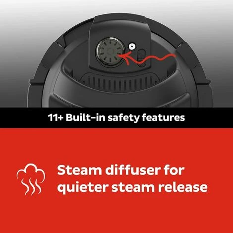 Instant Pot Pro Crisp 11-in-1 Electric Multi-Cooker - Pressure Cooker, Hot Air Fryer, Slow Cooker, Steamer, Grill, Dehydrator And Sous Vide Machine - Black Stainless Steel, 1500W, 7.6L, Pro Crisp 5 Instant Pot Pro Crisp 11-in-1 Electric Multi-Cooker - Pressure Cooker, Hot Air Fryer, Slow Cooker, Steamer, Grill, Dehydrator And Sous Vide Machine - Black Stainless Steel, 1500W, 7.6L, Pro Crisp - immagine 5