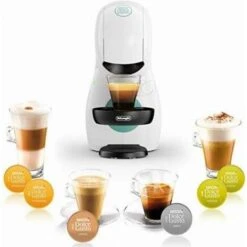 NESCAFÉ DOLCE GUSTO De'Longhi Piccolo XS EDG210.W Macchina Per Caffè Espresso E Altre Bevande In Capsula, Manuale, 0.8 Litri, Bianco -Piccoli Elettrodomestici Negozio 86329432 4