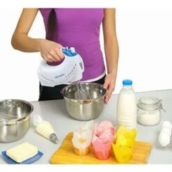 Triomph ETF2121 - Sbattitore Elettrico Bianco E Blu, 18 X 9,5 X 28 Cm 5 Triomph ETF2121 - Sbattitore Elettrico Bianco E Blu, 18 X 9,5 X 28 Cm -Piccoli Elettrodomestici Negozio 86329570 3