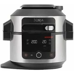 Ninja [OL550EU] Multicooker SmartLid Ninja Foodi, Risparmio Energetico, 11-in-1 Da 6 L Pentola A Pressione E Friggitrice Ad Aria