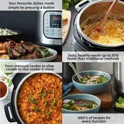 Instant Pot Duo 60 (R2D2) Star Wars Electric Pressure Cooker, Multi-Cooker In Stainless Steel, 1000 W, 5.7 L, 112-0157-01-UKEU White, R2D2 6L With UK EU Plug -Piccoli Elettrodomestici Negozio 86647616 3