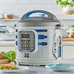 Instant Pot Duo 60 (R2D2) Star Wars Electric Pressure Cooker, Multi-Cooker In Stainless Steel, 1000 W, 5.7 L, 112-0157-01-UKEU White, R2D2 6L With UK EU Plug -Piccoli Elettrodomestici Negozio 86647616 4